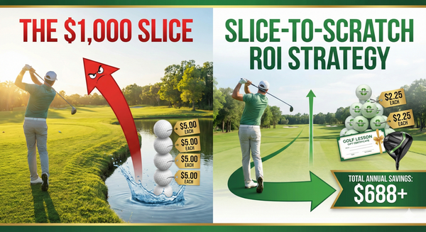 Do You have a $1,000 Slice? This is How Recycled Golf Balls and Lessons can Save You.