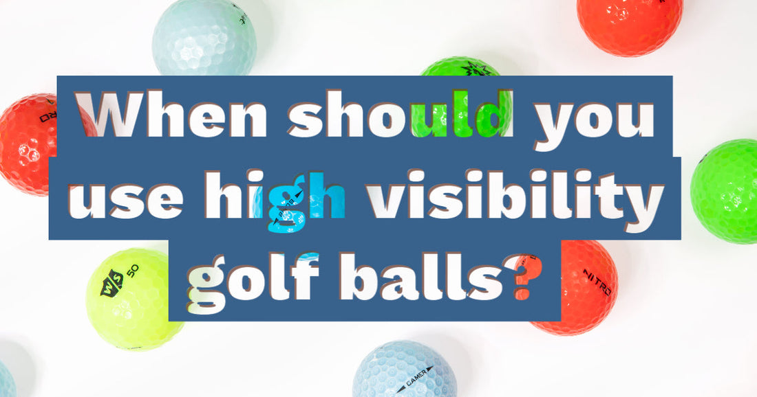 This is When You Should Use Color Golf Balls