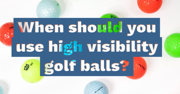 This is When You Should Use Color Golf Balls