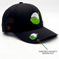 Clean Green Golf Balls Logo Hat - Black