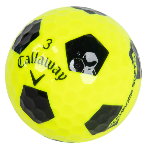 Callaway Truvis Soccer Ball (Yellow/Black) - 1 Dozen