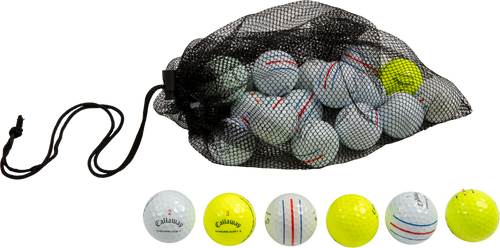 48 Callaway ERC Soft, Chrome Soft Triple Track Golf Ball Mesh Bag Mix