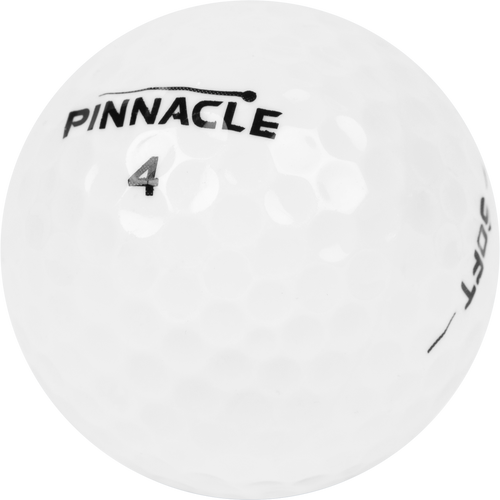 close up of pinnacle golf balls