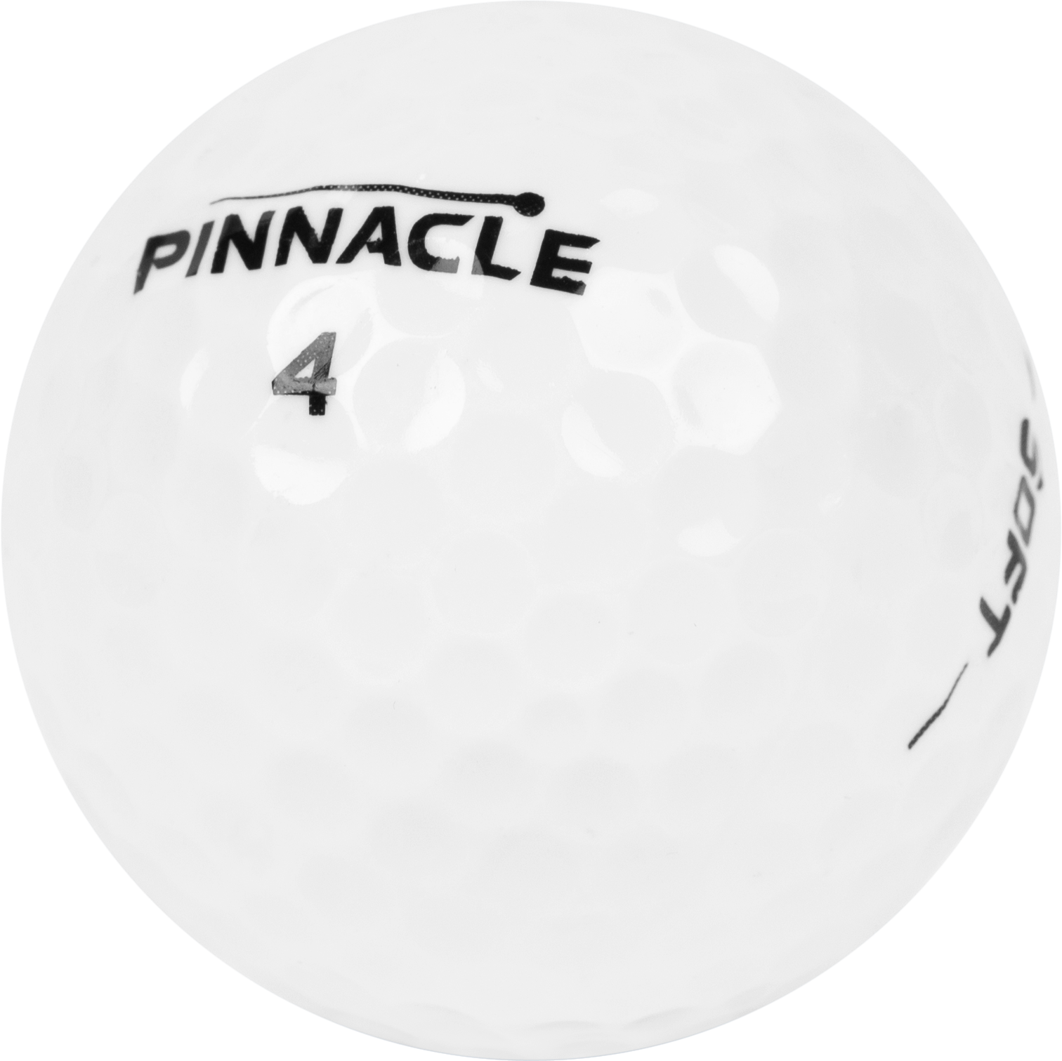close up of pinnacle golf balls
