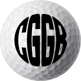 12 Monogrammed Golf Balls