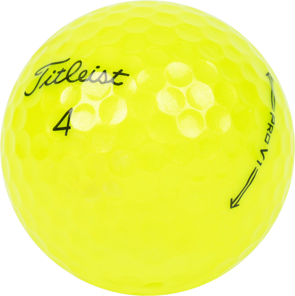 Titleist Pro V1 Yellow 1 Dozen Clean Green Golf Balls