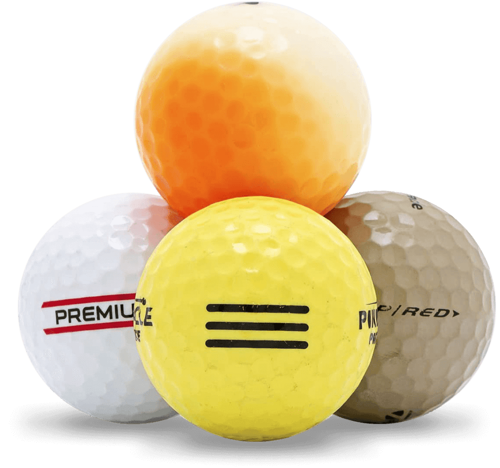 50 Recycled HitAway & Practice Golf Balls Clean Green Golf Clean