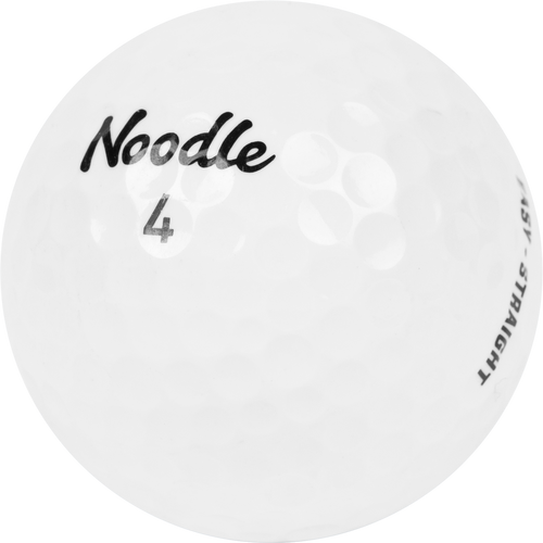 close up of noodle golf ball