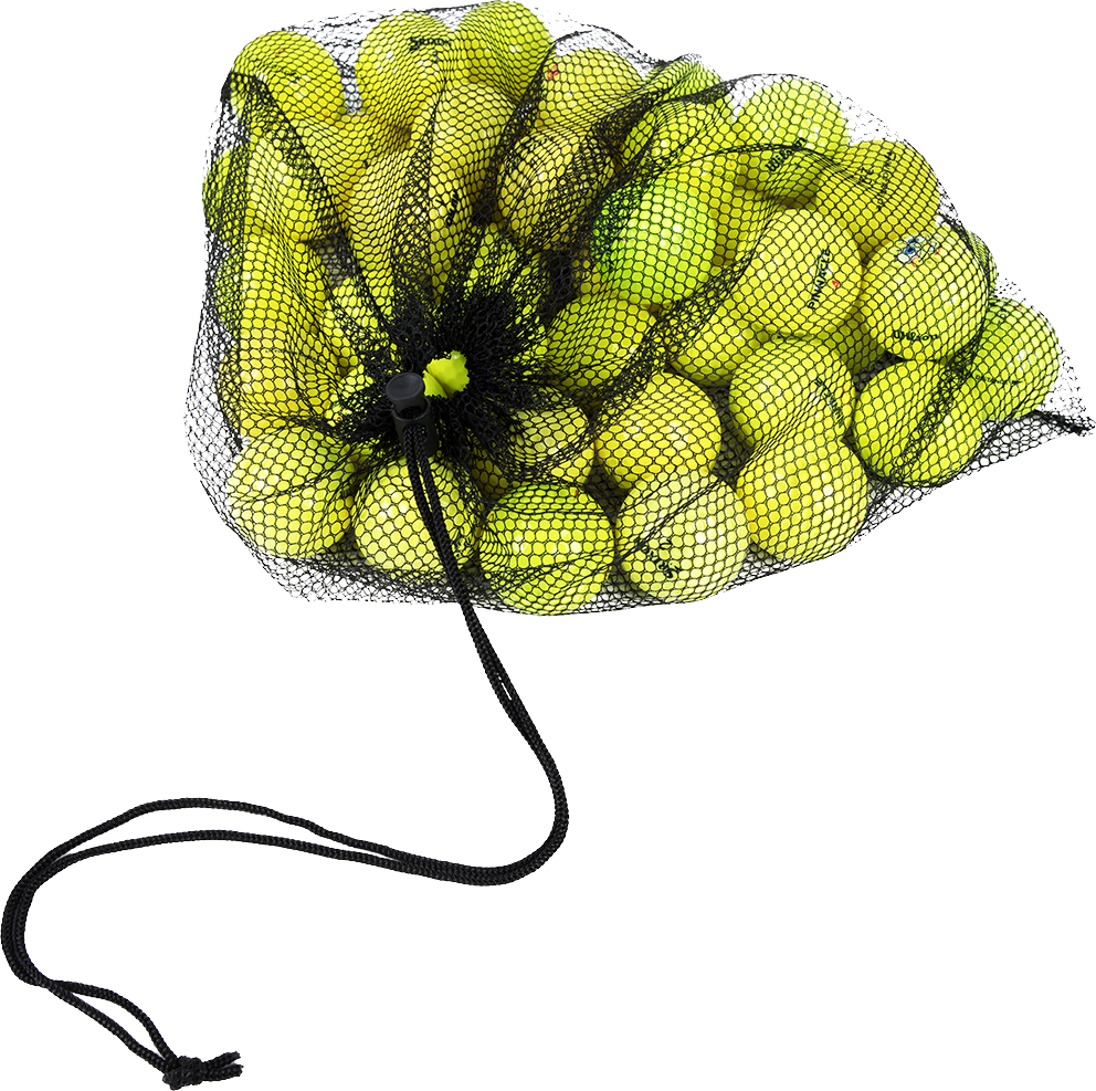 Yellow Golf Ball Mesh Bag 48 Pack Clean Green Golf Balls